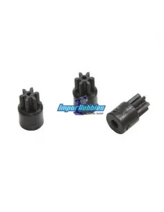 Pinion Gear Set 6T (3 U.) Kyosho Mini-Z MR-015 / F1 / MR-02 / MR-03 / RWD MZ6BK-06 - Kyosho Mini-Z MR-03 Sports / MR-03 VE - Spa