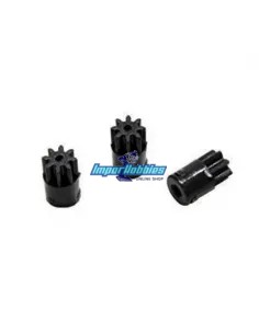 Pinion Gear Set 8T (3 U.) Kyosho Mini-Z MR-015 / F1 / MR-02 / MR-03 / RWD MZ6BK-08 - Kyosho Mini-Z MR-03 Sports / MR-03 VE - Spa