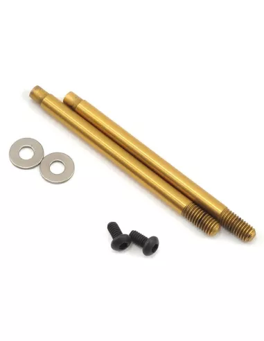 Front Shock Shaft TiN V2 3x21mm Team Associated B5 / B5M / B6 / B6D AS91615 - Team Associated B5 & B5M - Spare Parts & Option Pa