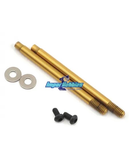 Vastagos delanteros TiN V2 3x21mm Team Associated B5 / B5M / B6 / B6D AS91615 - Team Associated B5 & B5M - Repuesto y opciones