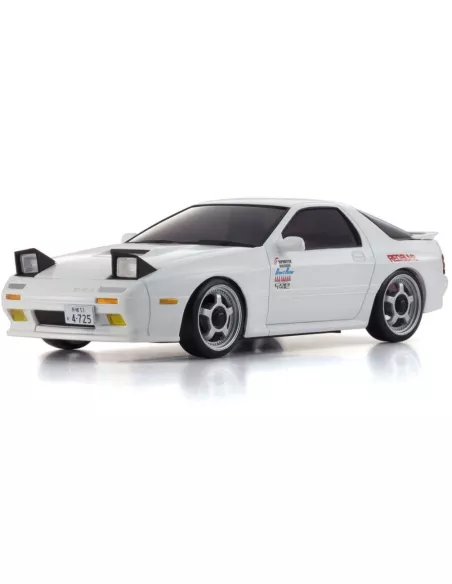 Painted Body 90mm Kyosho Mini-Z Initial D Mazda RX-7 FC3S - White MZP424W - Painted and decorated 90mm - Auto Scale Collection K
