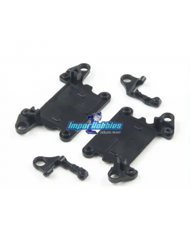 Brazos suspensión delantero & placa N/W Kyosho Mini-Z MR-03 / MR-03VE / RWD MZ406 - Kyosho Mini-Z MR-03 Sports / MR-03 VE - Repu