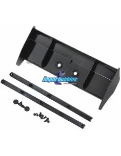 Alerón negro New Kyosho Inferno MP9 / MP10 / MP10T IF491BK - Kyosho Inferno 7.5 / Neo / Neo Race Spec - Repuesto y opciones