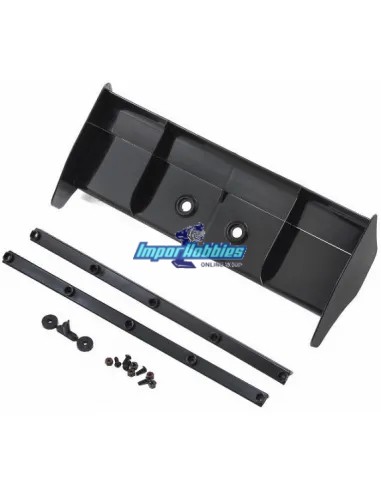 Alerón negro New Kyosho Inferno MP9 / MP10 / MP10T IF491BK - Kyosho Inferno 7.5 / Neo / Neo Race Spec - Repuesto y opciones