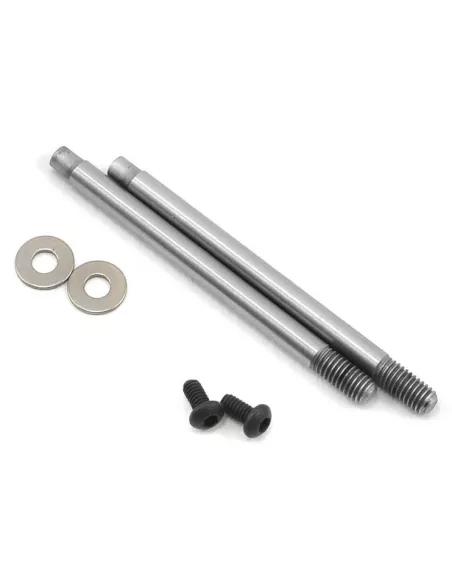 Front Shock Shaft - Chrome V2 3x21mm  Team Associated B5 / B5M / B6 AS91616 - Team Associated B5 & B5M - Spare Parts & Option Pa