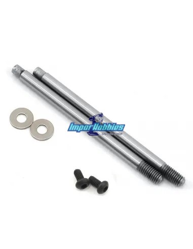 Vástago trasero Chrome V2 3x27.5mm Team Associated B5 / B5M / B6 AS91620 - Team Associated B5 & B5M - Repuesto y opciones