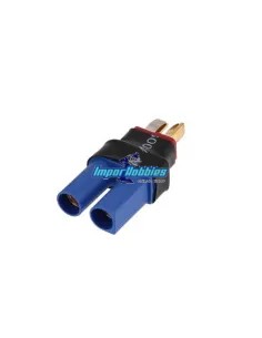 Gold EC5 female connector to T-Deans male Fussion FS-09101 - R/C Plugs
