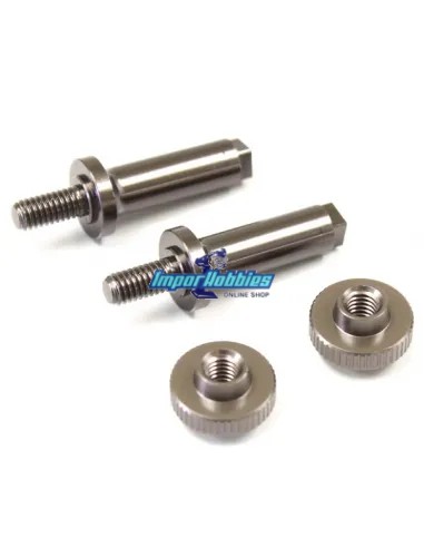 Postes soporte batería aluminio Kyosho Ultima RB6 / RB6.6 / RB7 UMW728 - Kyosho Ultima RB6 Kit - Repuesto y opciones