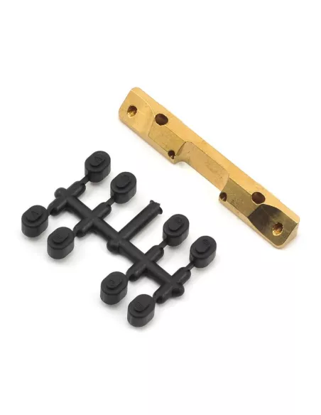 Brass Rear/Front Suspension Holder 25g. - Mid Motor Kyosho Ultima RB6 / RB6.6 / RB7 / RT6 / SC6 UMW725B - Kyosho Ultima RB6.6 Ki