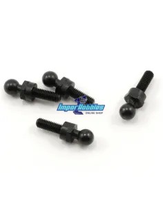 Rotulas metálicas 4.8mm (4 U.) Kyosho Ultima RB6 / RB6.6 / RB7 / RT6 / SC6 UMW508B - Kyosho Ultima RB6.6 Kit - Repuesto y opcion