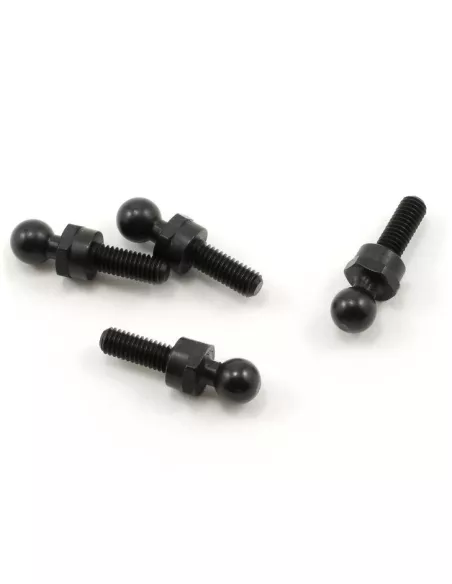 High Mount Ball Stud Set 4.8mm (4 U.) Kyosho Ultima RB6 / RB6.6 / RB7 / RT6 / SC6 UMW508B - Kyosho Ultima RB6.6 Kit - Spare Part