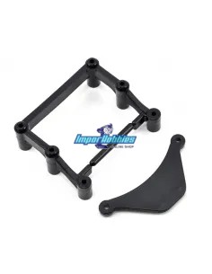 Caja trasera & pletina radio Kyosho Ultima RB6 / RB6.6 / RT6 UM705 - Kyosho Ultima RB6 Kit - Repuesto y opciones