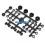 Hexágonos plásticos + casquillos Kyosho Ultima RB6 / RB6.6 / SB Dirt Master / RB7 / SC / SC6 UM603B - Repuesto y opciones