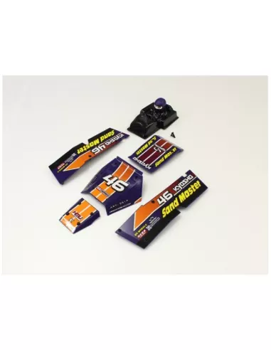 Body Parts Set - Purple Kyosho SandMaster EZ005PUR - Kyosho EZ Series Sand Master - Spare Parts & Option Parts