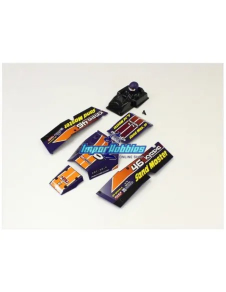 Partes carrocería color purpura Kyosho SandMaster EZ005PUR - Kyosho EZ Series Sand Master - Repuesto y opciones