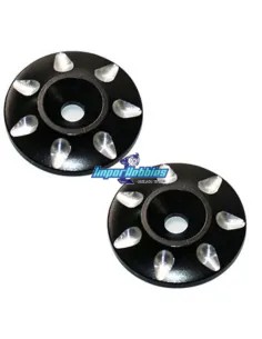 Arandela de alerón negra Light CNC Escala 1/8 Buggy / Truggy (2 Uds.) VP-Pro RS-507-BK - Alerones y arandelas de alerón 1/8 Scal