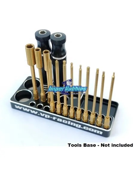 Destornillador multifunción métrico 6.35mm - 1/4 2 mangos VP-Pro RS-617E - Herramientas VP-Pro Racing