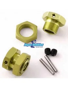 Wheel Hub 17mm 1.25 Gold (2 U.) Hobao Hyper 7 TQ / 8 / 8.5 88211 - Hobao Hyper 8 & 8.5 Nitro