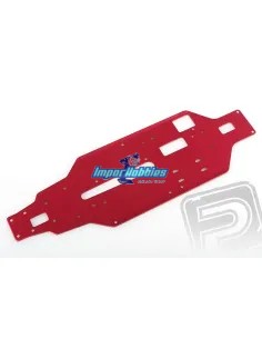 Main Chassis - Red 2.5mm Thunder Tiger TS4 V2 PD7661-R - Thunder Tiger TS-4n