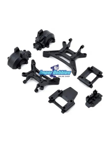 Soportes de amortiguador & tapas superiores V2 Kyosho Fazer Kobra / Dirt Hog  / Rage VE / Mad Bug FA205B - Kyosho Rage VE - Repu