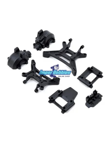 Soportes de amortiguador & tapas superiores V2 Kyosho Fazer Kobra / Dirt Hog  / Rage VE / Mad Bug FA205B - Kyosho Rage VE - Repu