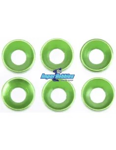 Arandelas cono verdes 3x6.9x2mm Axial AXA1101 - Axial AX10 / SCX10 / Wraith