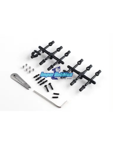 Kit biellettes reglables Kyosho Mini-Z Buggy MBW021 - Kyosho Mini-Z Buggy - Pièces detachées et options
