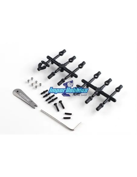 Kit biellettes reglables Kyosho Mini-Z Buggy MBW021 - Kyosho Mini-Z Buggy - Pièces detachées et options