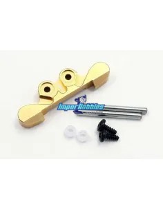 Placa convergencia trasera 1-Deg aluminio dorada Kyosho Mini-Z Buggy MBW025G-1 - Kyosho Mini-Z Buggy - Repuesto y Opciones