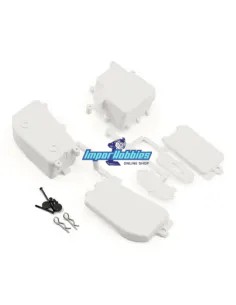 Receiver & Battery Box - White Kyosho Inferno MP9 TKI3 / TKI4 / MP10 / MP10T IFF001W - Kyosho Inferno MP9 TKI2 / TKI3 - Spare Pa