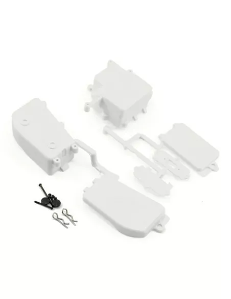 Receiver & Battery Box - White Kyosho Inferno MP9 TKI3 / TKI4 / MP10 / MP10T IFF001W - Kyosho Inferno MP9 TKI2 / TKI3 - Spare Pa