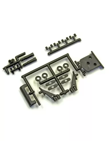 Bumper & Wing Stay Set Kyosho RB5 / ZX-5 LA213 - Kyosho Lazer ZX-5 - Spare Parts & Option Parts