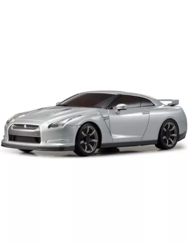 Painted Body 94mm Kyosho Mini-Z MR-03 Nissan Skyline GT-R R35 Ultimate Metal Silver MZP152S - Painted and decorated 94mm - Auto 