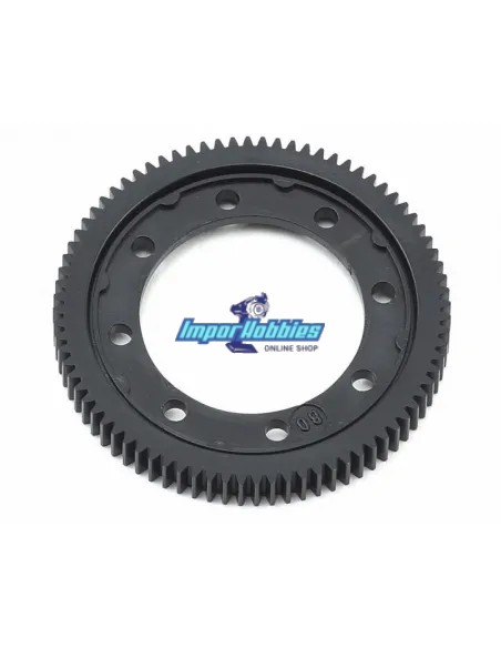 Couronne central 80T New Kyosho Lazer ZX6.6 LA375-80 - Kyosho Lazer ZX6.6 Kit - Pièces detachées et options