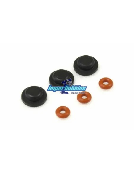 Kit juntas amortiguador hidráulico negro - MZW432 Kyosho Mini-Z MR-02 / MR-03 / RWD MZW432-01 - Kyosho Mini-Z MR-03 Sports / MR-