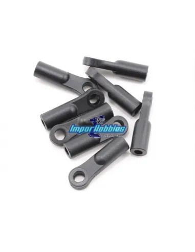 Rotulas plásticas tirantes superiores (8 Uds.) Hot Bodies D817 / E817 / D819 / E819 / D8 WS / E8 WS / D8T / E8T 67516