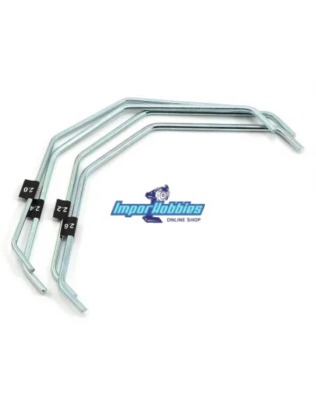 Estabilizadoras delanteras V2 (2.0 - 2.2 - 2.4 - 2.6mm) Hot Bodies D815 D817 / E817 / D819 114746 - Hot Bodies D817 & D817 V2 Ni