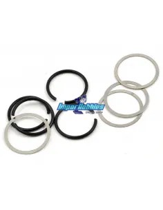 Clips + arandelas ajuste piñon conico Hot Bodies D815 / D817 / E817 114762 - Hot Bodies D817 & D817 V2 Nitro Kit - Repuesto y op