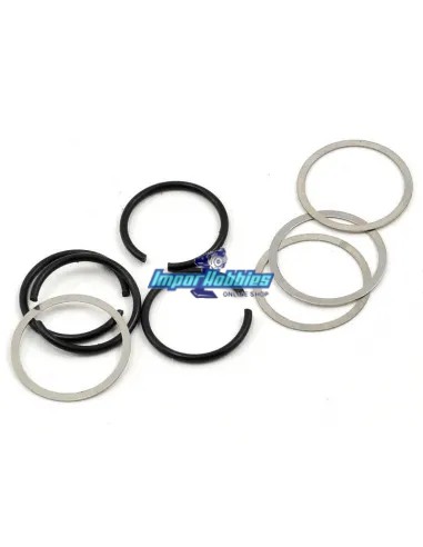 Clips pour sortie de cellule + rondelles Hot Bodies D815 / D817 / E817 114762 - Hot Bodies D817 & D817 V2 Nitro Kit - Pièces det