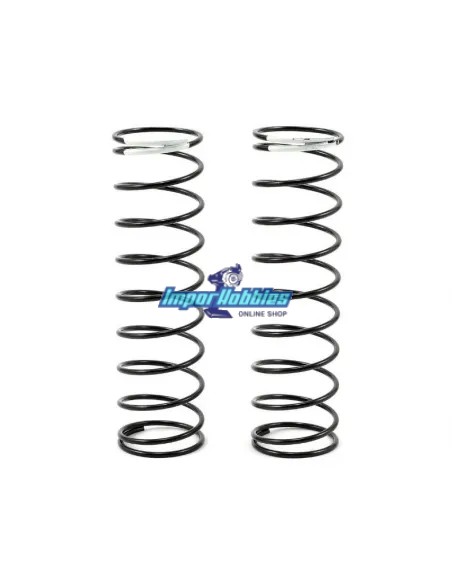 Muelle amortiguador trasero blanco (2 U.) 83mm / 57.9gF Hot Bodies D817 / E817 / D819 / E819 / D8 WS / E8 WS / D8T / E8T 109813