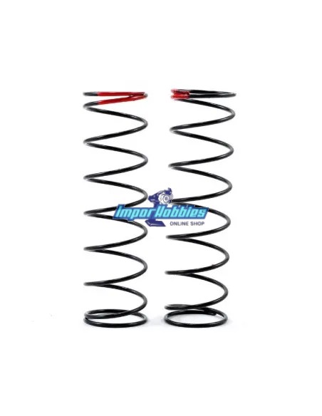 Muelle amortiguador trasero rojo (2 U.) 83mm / 75.8gF Hot Bodies D815 / D817 / E817 / D819 109817 - Hot Bodies D817 & D817 V2 Ni