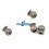 Boules de direction intérieures et de renfort (4 U.) Hot Bodies D815 / D817 / E817 / D819 67206 - Hot Bodies D817 & D817 V2 Nitr