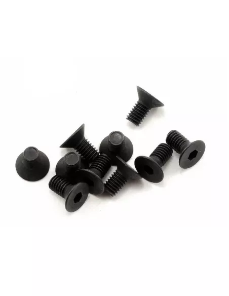 Flat Head Screws M3X6mm (10 U.) Fussion FS-TF3006 - Steel Screws - M3