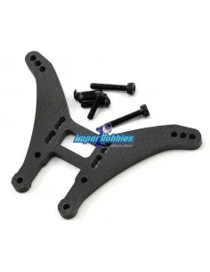 Soporte de amortiguador trasero carbono 5.0mm - Mid Motor Kyosho Ultima RB6 / RB6.6 / RB7 UMW734 - Kyosho Ultima RB6 Kit - Repue