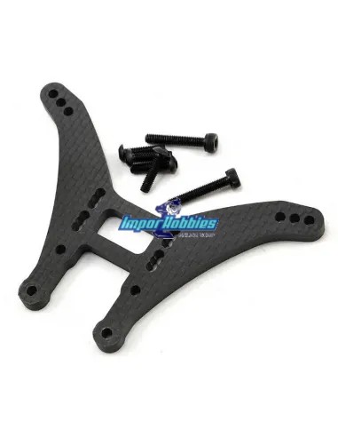 Support amortisseur arriere carbone 5.0mm - Mid Motor Kyosho Ultima RB6 / RB6.6 / RB7 UMW734 - Kyosho Ultima RB6 Kit - Pièces de