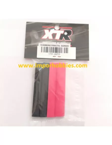 Funda termoretractil grande 8cm (4 Uds.) XTR Racing XTR-0059 - RC Cables and Accessories