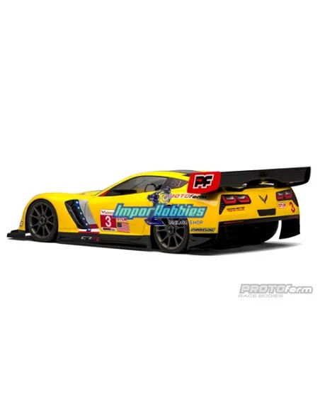 Carrosserie non peinte 1/8 GT 325mm Protoform Chevrolet® Corvette™ C7.R 1551-40 - Carrosserie court GT / Rally Game