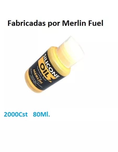 Differential Silicone w/Antifriction 2000Cst 80Ml. Merlin Fuel MS-2000 - Merlin Fuel Silicones
