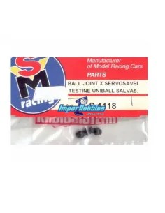 Rotula acero roscada salva-servos (2 Uds.) Crono RS03 & RS07GR S1118 - Crono RS03 Buggy / Rally Game & RS7GR Buggy - Ultimas Uni