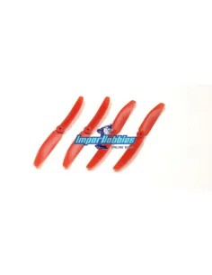 Propeller Set Red (4 U.) Kyosho Drone Racer DR005R - Spare parts and accessories Drone Racer Kyosho